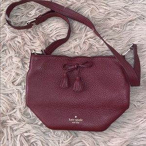 Kate Spade maroon purse